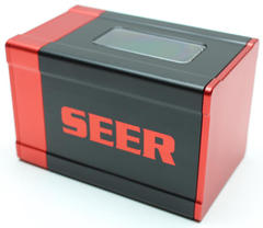 Boxgods Seer Black & Red Deck Box